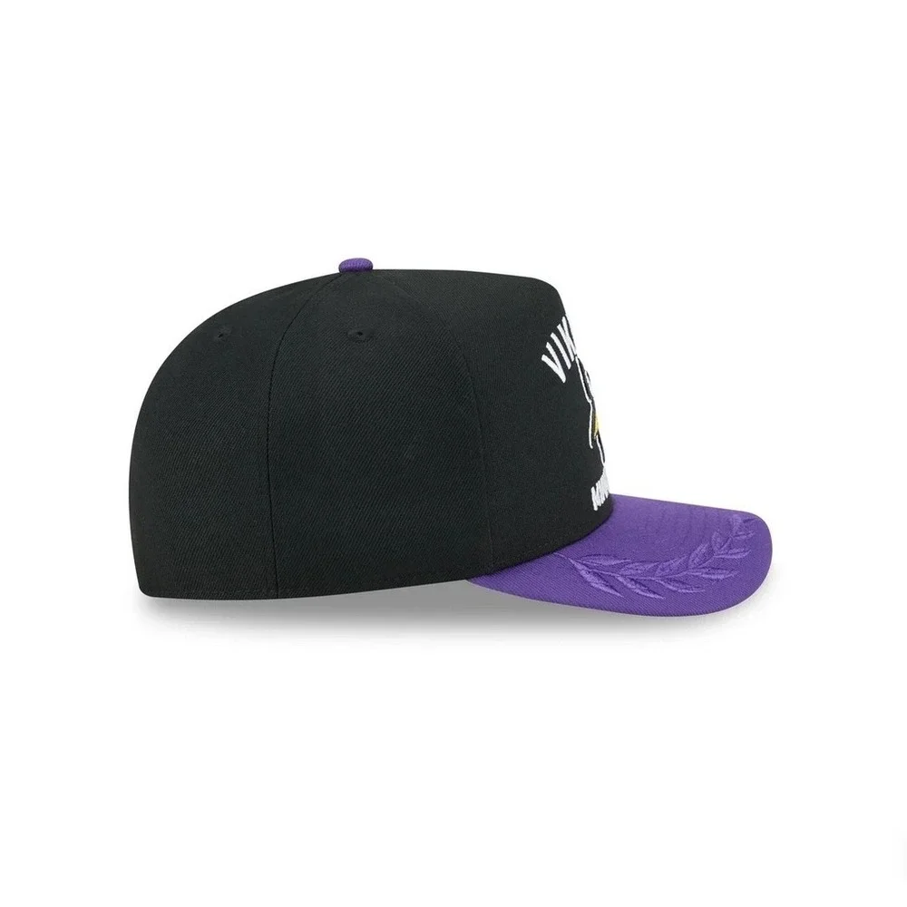 New Era 59FIFTY Minnesota Vikings Draft A-Frame Fitted Hat‎ Black 8 w/ Pin